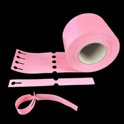 250 x 25mm Softprint Loophold, Pink - Big Drum - 1000