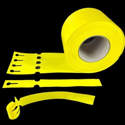 250 x 25mm Softprint Loophold, Yellow - 1000