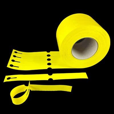 250 x 25mm Softprint Loophold, Yellow - Big Drum - 1000