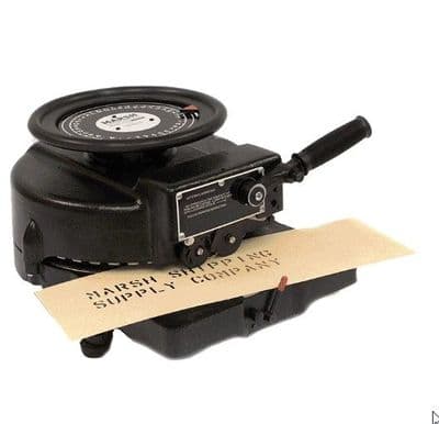 Marsh Hand Operated Stencil Machine - Model S, 0.75 inch / 19mm