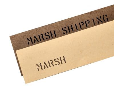 Marsh Oilboard, Natural, 15pt - 7 x 20 inch, Pack of 50 sheets