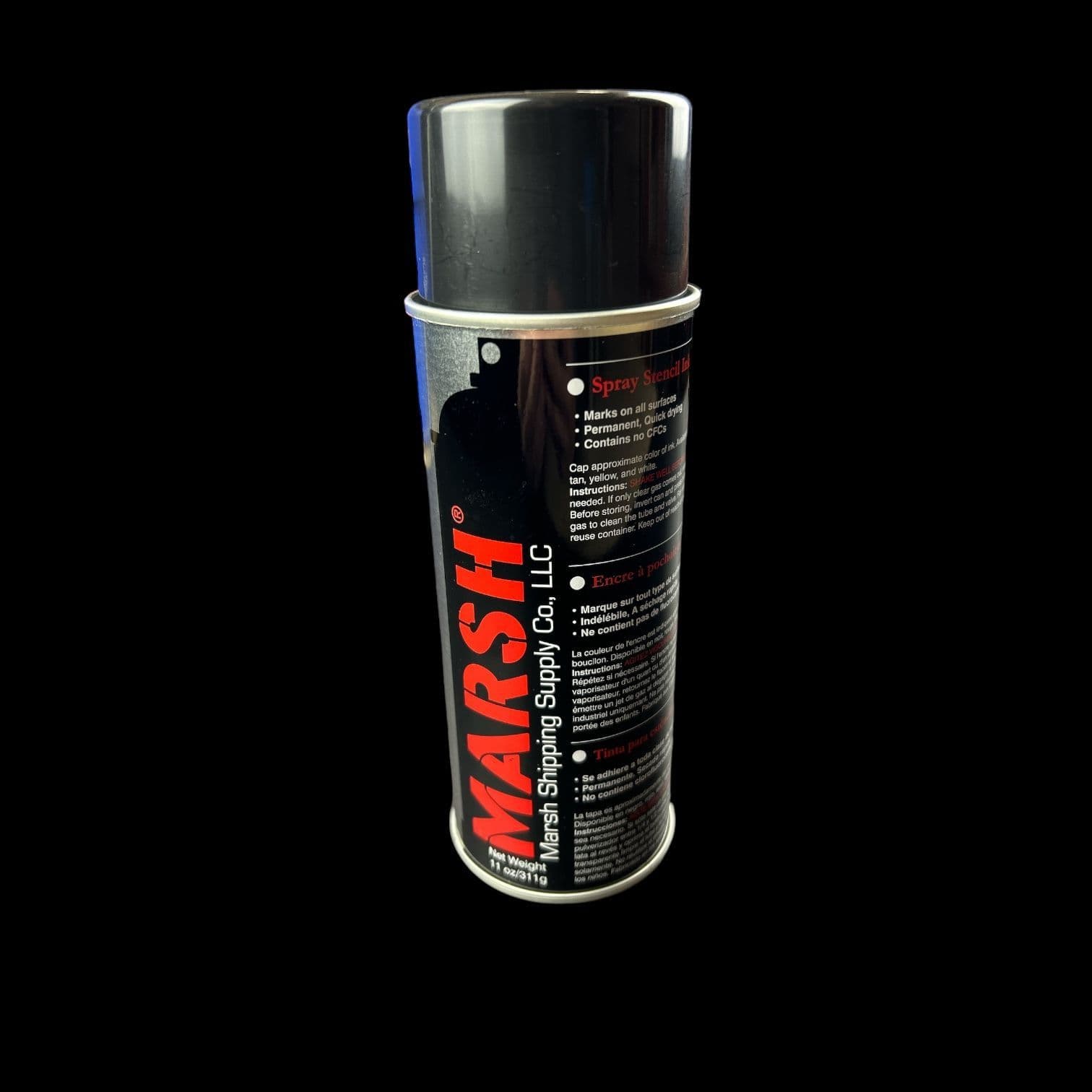 Marsh Ink Pad Marsh Spray Stencil Ink - Black