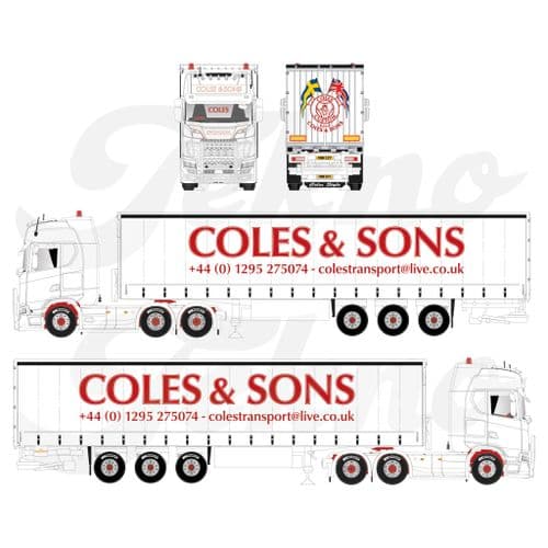 Tekno Scania S Highline Coles and son "Grease "(Pre order)