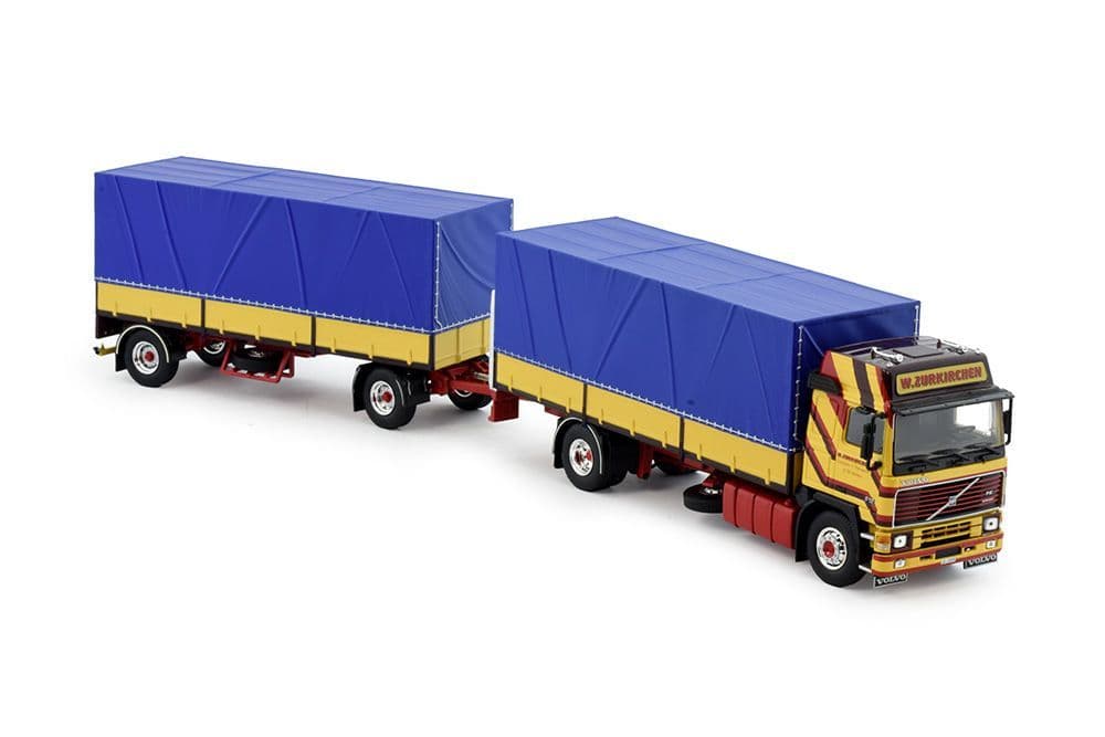 TEKNO 75715 VOLVO F12 Camion + Remorque 4 Essieux  Asg  ( Suede