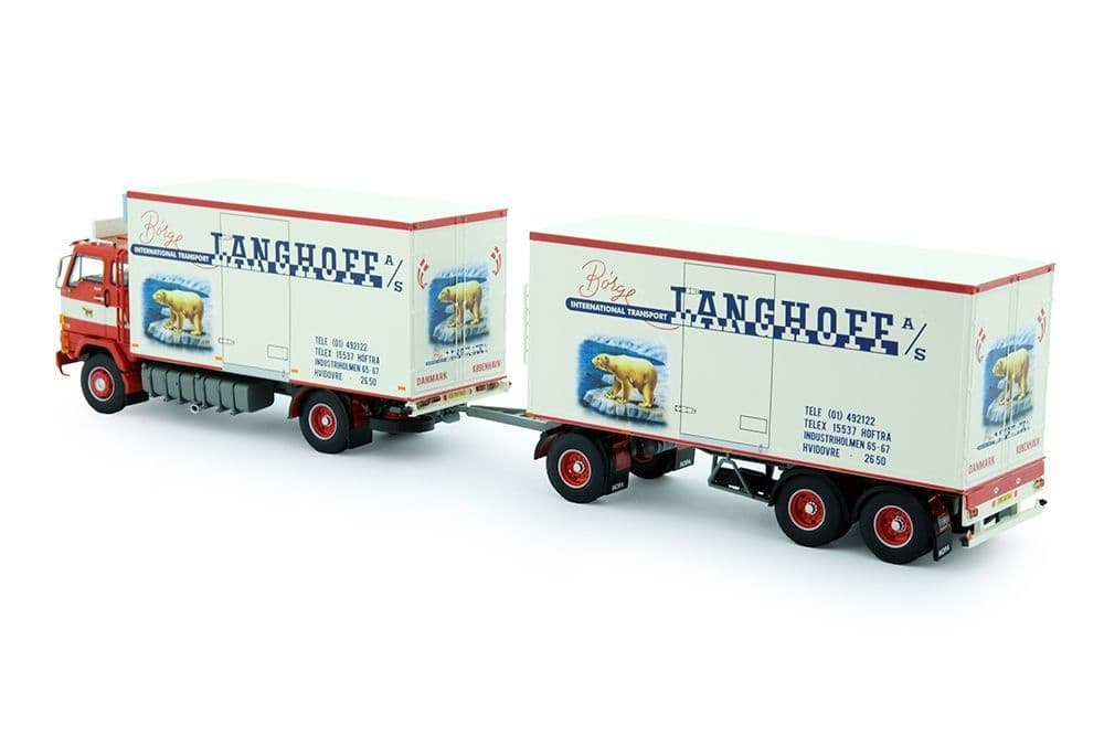 CAMION VOLVO + remorque « CARLSBERG » TEKNO réf : 458, vintage, en l