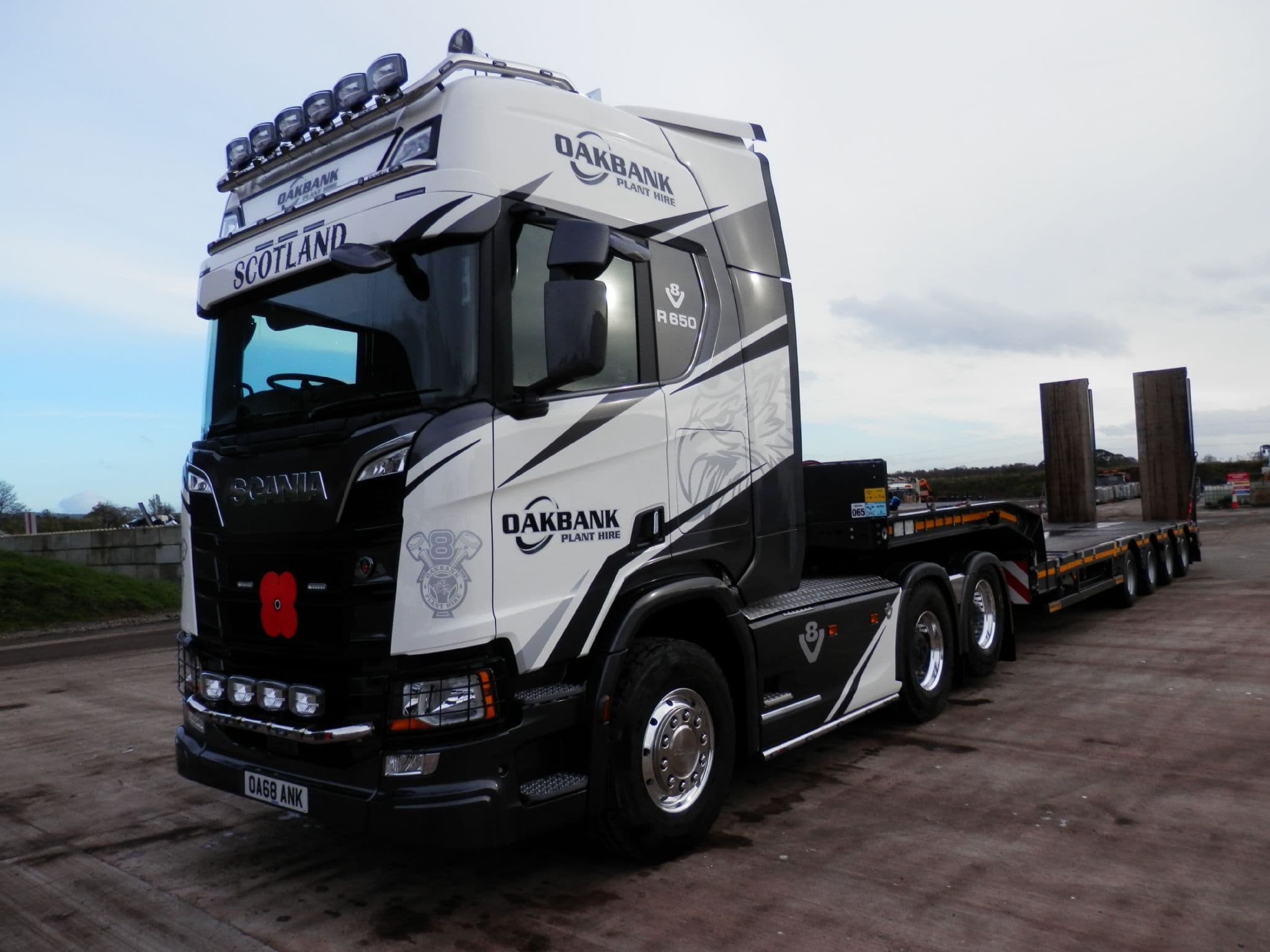 WSI/ADMT Scania R650 Oakbank Plant Hire Dumfries Scotland