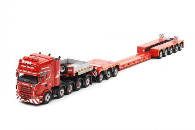 WSI Models Scania 10 x 4 Pendal Nooteboom special trailers