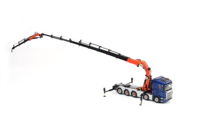 WSI 1/50 SCANIA コンテナ+ Palfinger WSI Models SCANIA R Highline Palfinger 150002 with JIB