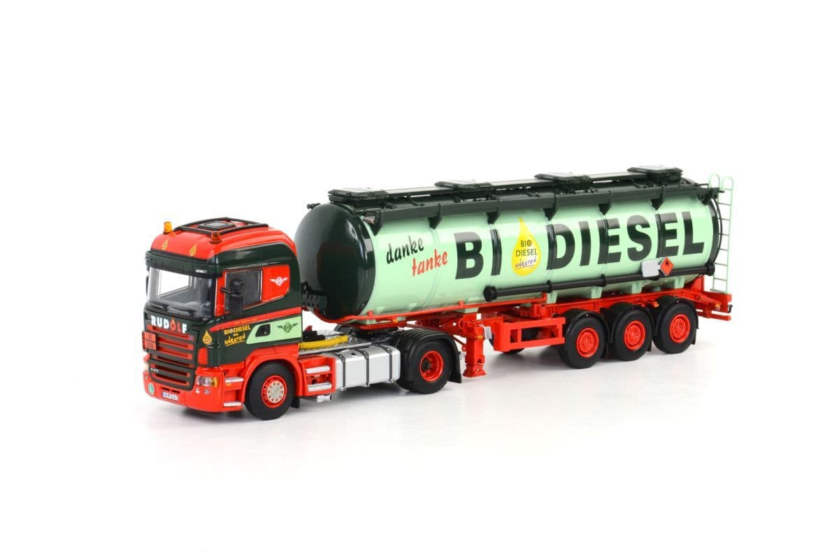 SCANIA 重量物運搬特殊トレーラー 大家運送×FC東京コラボ 大谷配送 1/87
