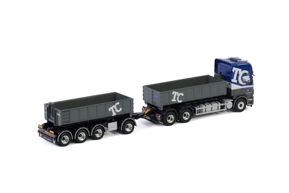 WSI SCANIA&TRAILER&CONTAINER ONE セット Tekno Models - Scania ISO Tanker Trailer 