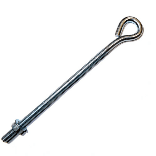 Steel ZP Threaded Eye Bolt For Ceiling Suspension Small or Large