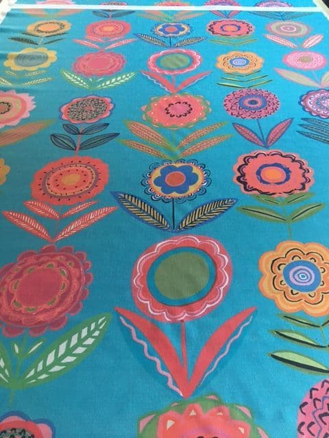 Cut Flowers Hanging Blue OC