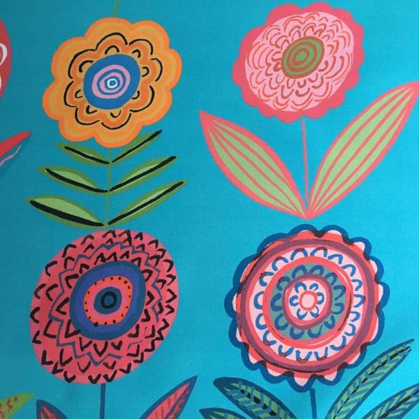 Cut Flowers Hanging Blue OC