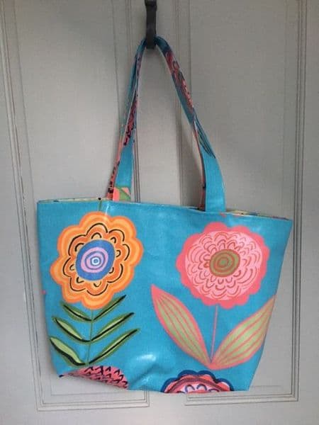 Cut Flowers Hanging Blue OC