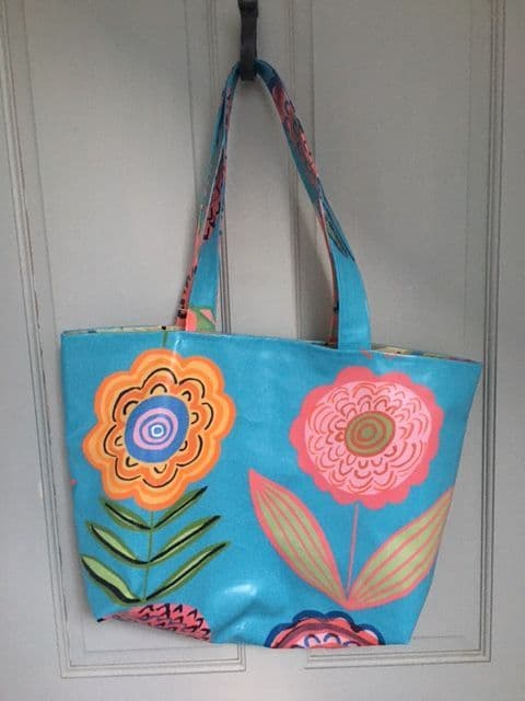 Cut Flowers Hanging Blue OC