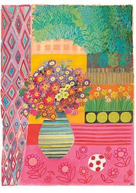 Spring Flowers with Tennis Balls - No 1