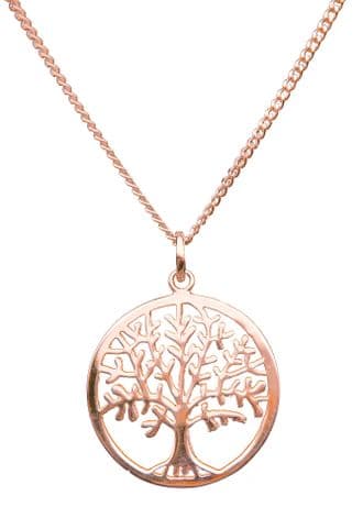 18k Rose Gold Vermeil TREE OF LIFE YGGDRASIL
