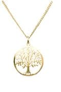 18k Yellow Gold Vermeil TREE OF LIFE YGGDRASIL