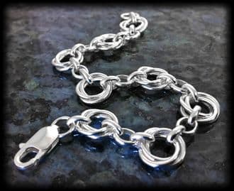 HANDMADE Trio Ring Bracelet
