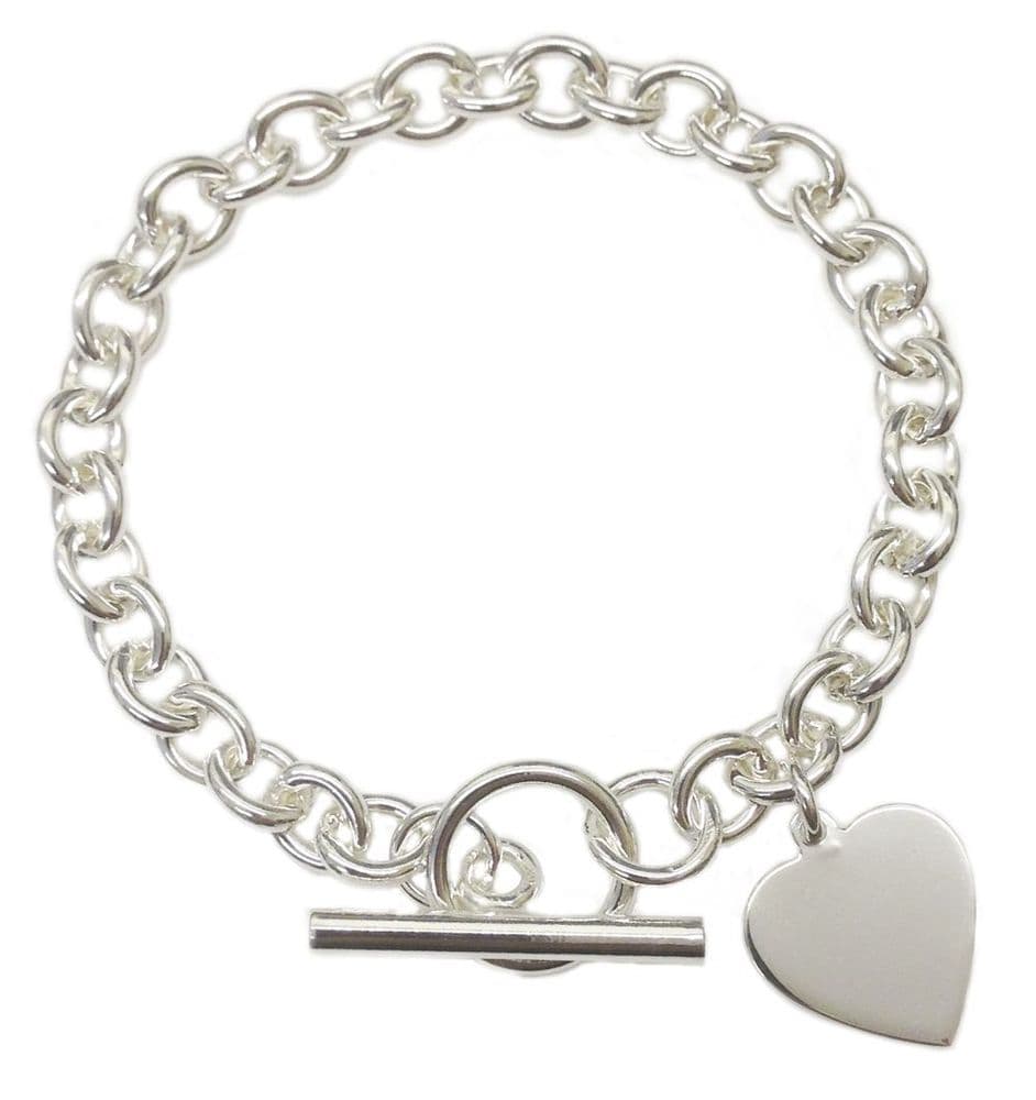 TIFFANY STYLE HEART BRACELET - Main Image