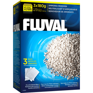 Fluval Ammonia Remover 540g (3 x 180g Bags)