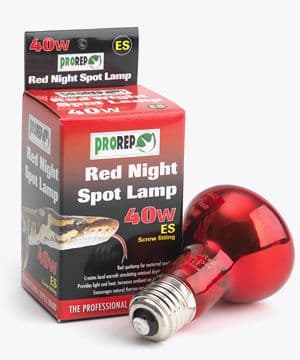 ProRep Red Night Spot Lamp BC 40w, 60w and 100w