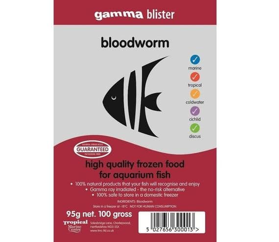 TMC Frozen Bloodworm 5 x 100g Packs