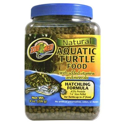 Zoo Med Natural Aquatic Turtle Food - Hatchling Formula 213g