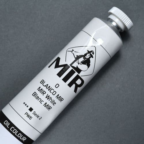0 MIR White Oil Colour, 60ml tube