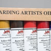 003 Plein Air Painter Set of Michael Harding Oil Colours, 10 x 40ml tubes. 5% off.