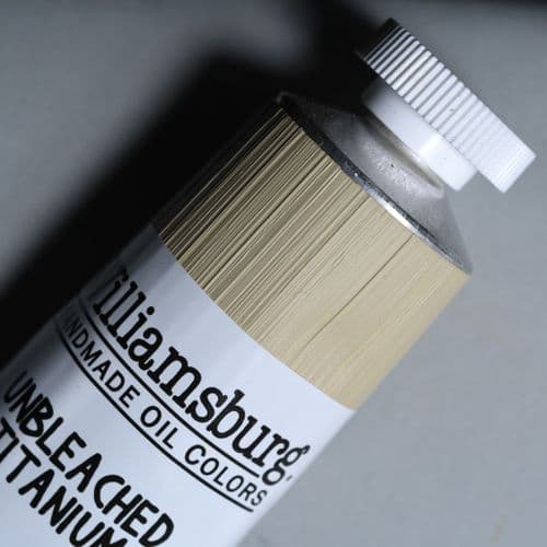 0181 Unbleached Titanium Williamsburg Handmade Oil Colour, 150ml tube