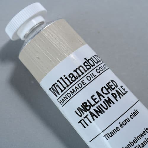 0191 Unbleached Titanium Pale Williamsburg Handmade Oil Colour, 150ml tube