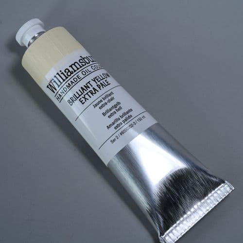 0202 Brilliant Yellow Extra Pale Williamsburg Handmade Oil Colour, 150ml tube