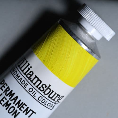 0263 Permanent Lemon Williamsburg Handmade Oil Colour, 150ml tube