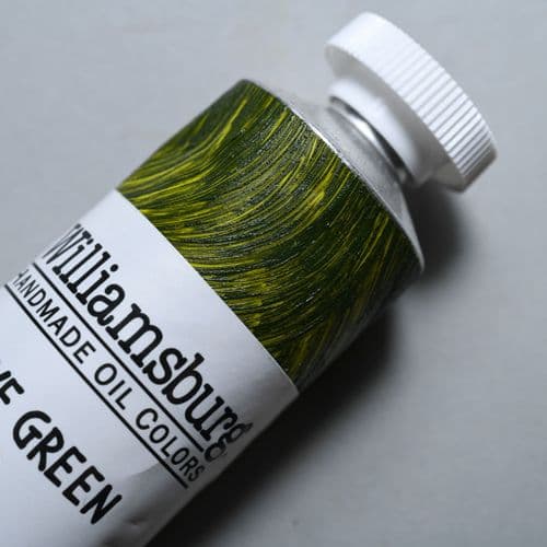 0322 Olive Green Williamsburg Handmade Oil Colour, 150ml tube