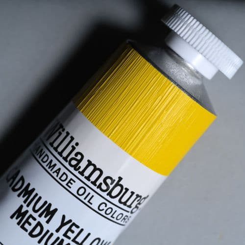 0366 Cadmium Yellow Medium Williamsburg Handmade Oil Colour, 150ml tube