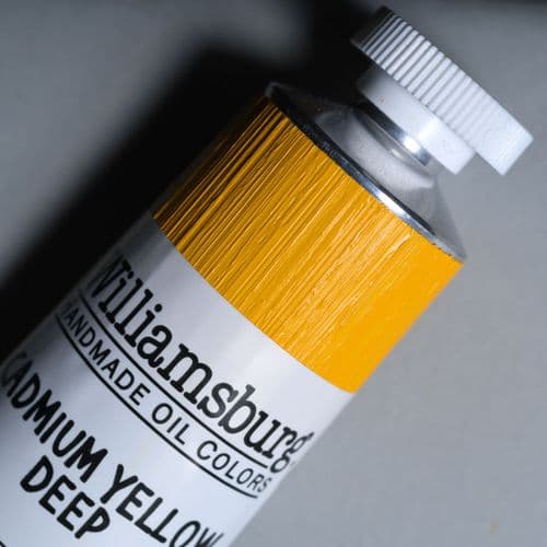 0406 Cadmium Yellow Deep Williamsburg Handmade Oil Colour, 150ml tube