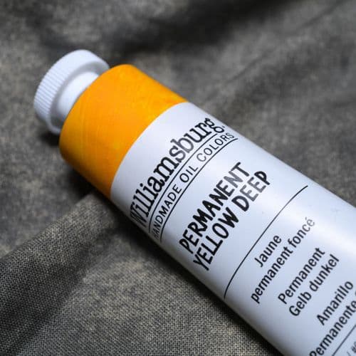 0423 Permanent Yellow Deep Williamsburg Handmade Oil Colour, 150ml tube