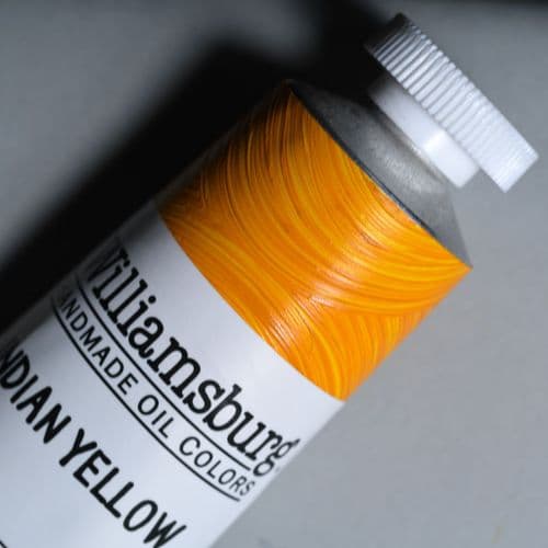 0524 Indian Yellow Williamsburg Handmade Oil Colour, 150ml tube