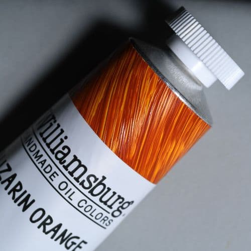 0534 Alizarin Orange Williamsburg Handmade Oil Colour, 150ml tube