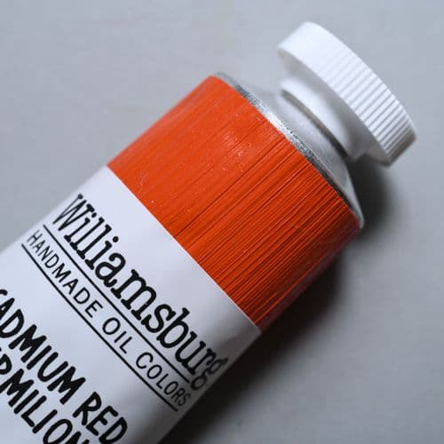 0597 Cadmium Red Vermillion Williamsburg Handmade Oil Colour, 150ml tube