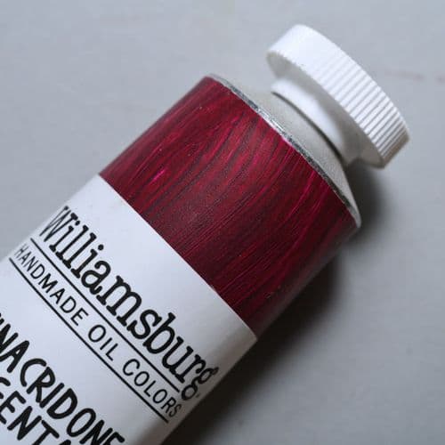 0775 Quinacridone Magenta Williamsburg Handmade Oil Colour, 150ml tube