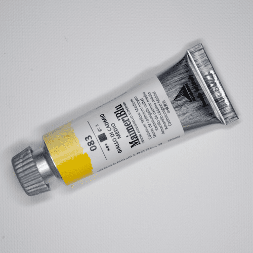 083 Cadmium Yellow Medium Maimeri Blu Watercolor, 12ml tube.