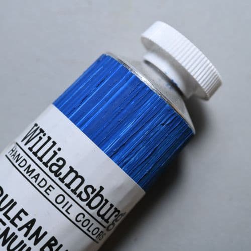 0848 Cerulean Blue (Genuine) Williamsburg Handmade Oil Colour, 150ml tube