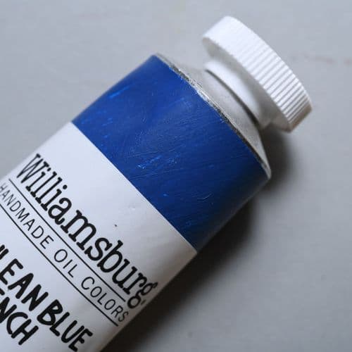 0857 Cerulean Blue French Williamsburg Handmade Oil Colour, 150ml tube