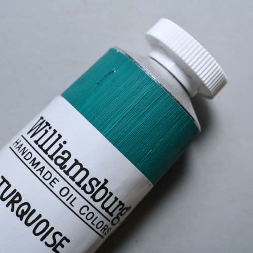 0863 Turquoise Williamsburg Handmade Oil Colour, 150ml tube