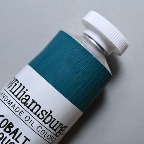 0887 Cobalt Turquoise Greenish Williamsburg Handmade Oil Colour, 150ml tube