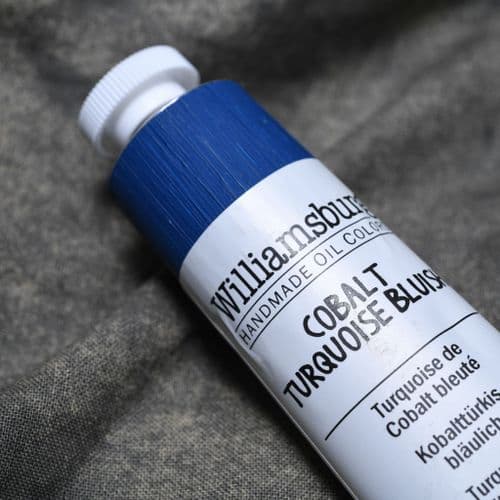 0907 Cobalt Turquoise Bluish Williamsburg Handmade Oil Colour, 150ml tube