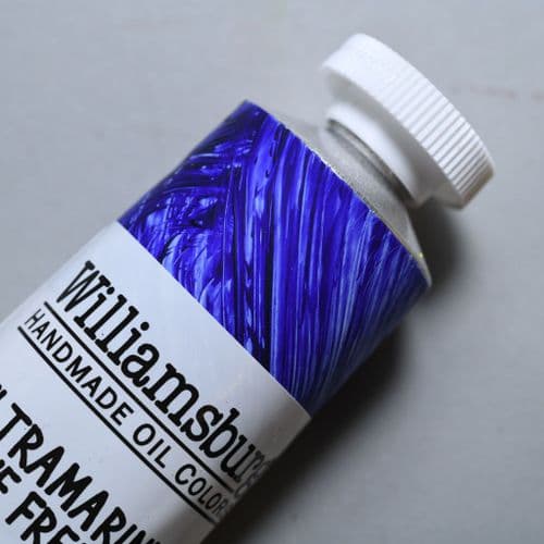0962 Ultramarine Blue French Williamsburg Handmade Oil Colour, 150ml tube