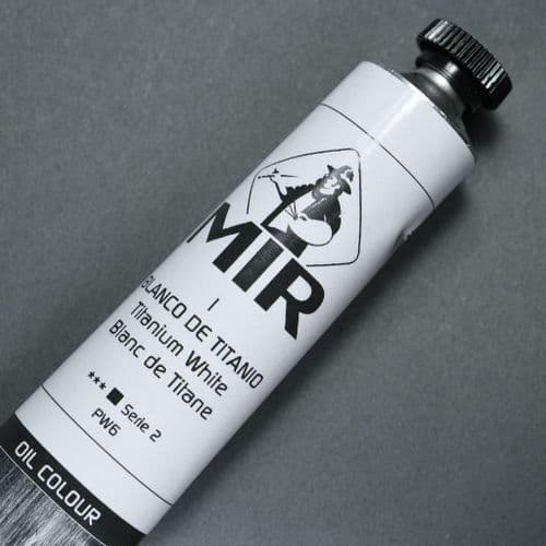 1 Titanium White MIR Oil Colour, 60ml tube